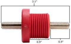 Fastronix nylon backing nut safety feature prevents shorts during mounting