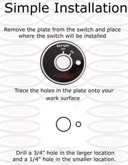 Fastronix Solutions auxiliary studs highlight optional 20A indicator light capability.