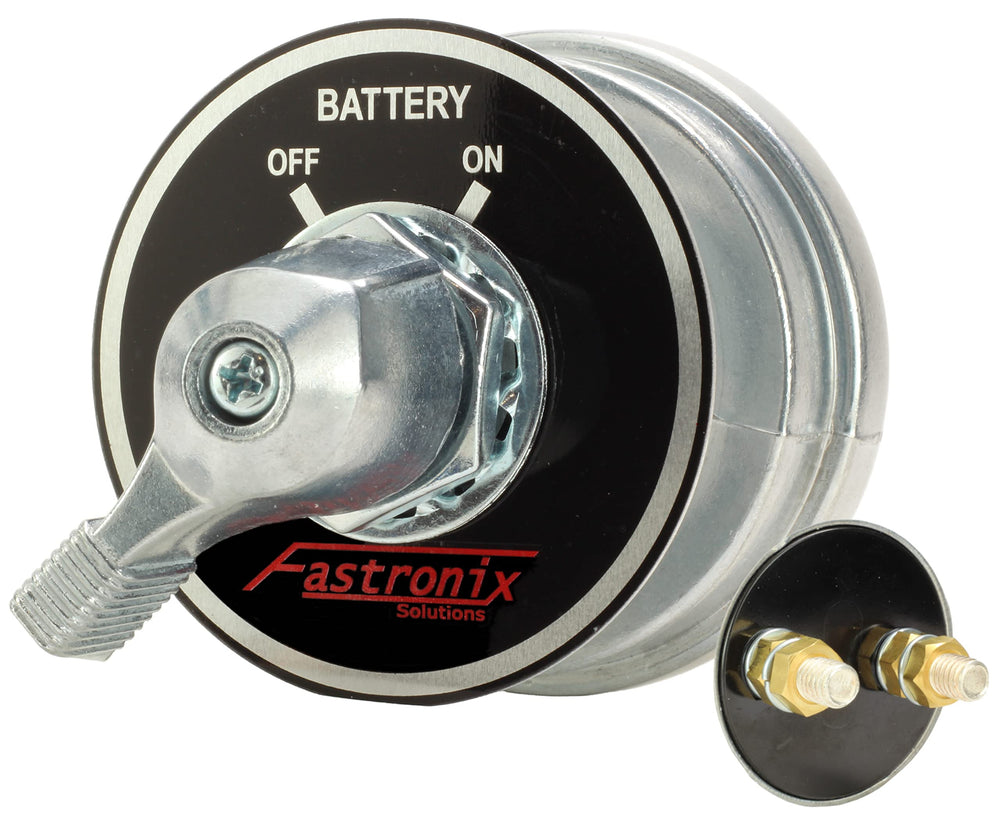 Fastronix Solutions battery disconnect switch exterior view highlights rugged high-current design.