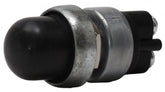 Fastronix heavy duty push button with neoprene cap protecting against dust and moisture.