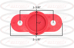 Fastronix integrated nut at block bottom for simple tightening.