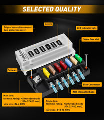 FASTSTORM 12V/24V marine-ready design resists moisture and corrosion.