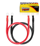 FASTSTORM 2 AWG positive red battery cable for reliable power transfer.