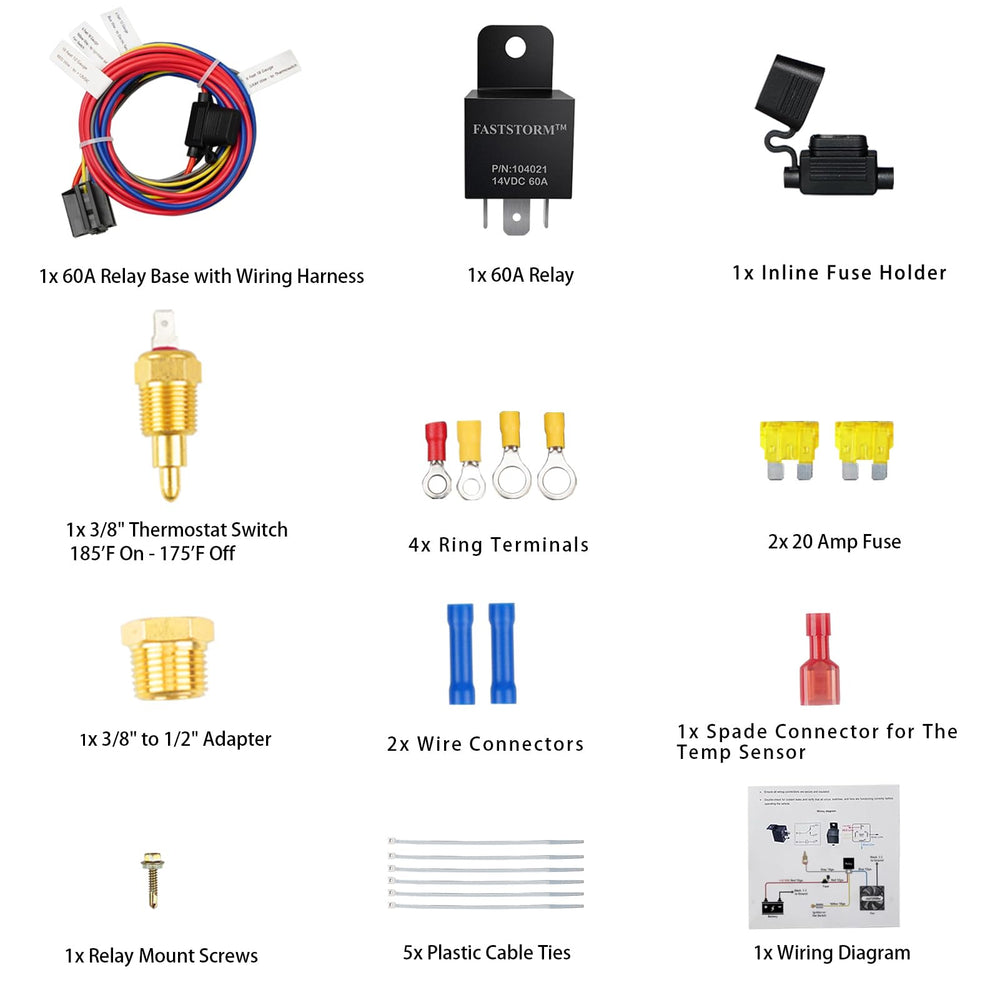 FASTSTORM dual-use option supports single fan setups or upgrade paths.
