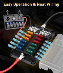 FASTSTORM grounding busbar supports safe power distribution across circuits.