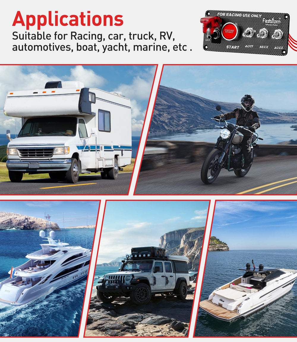 FASTSTORM plug-and-play upgrade for 12V cars, boats, and ATVs