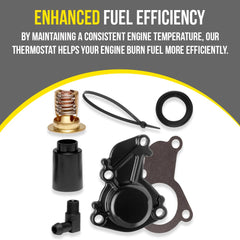 FASWORX 110-degree thermostat design supports precise engine cooling control.