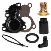 FASWORX thermostat housing kit close-up for Mercury Mariner engines; reliable replacement parts.