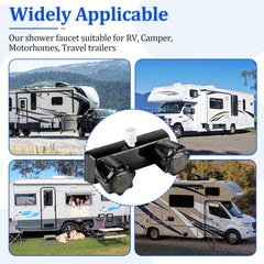 Fatcanma easy-install RV faucet helps quick swaps in caravans.