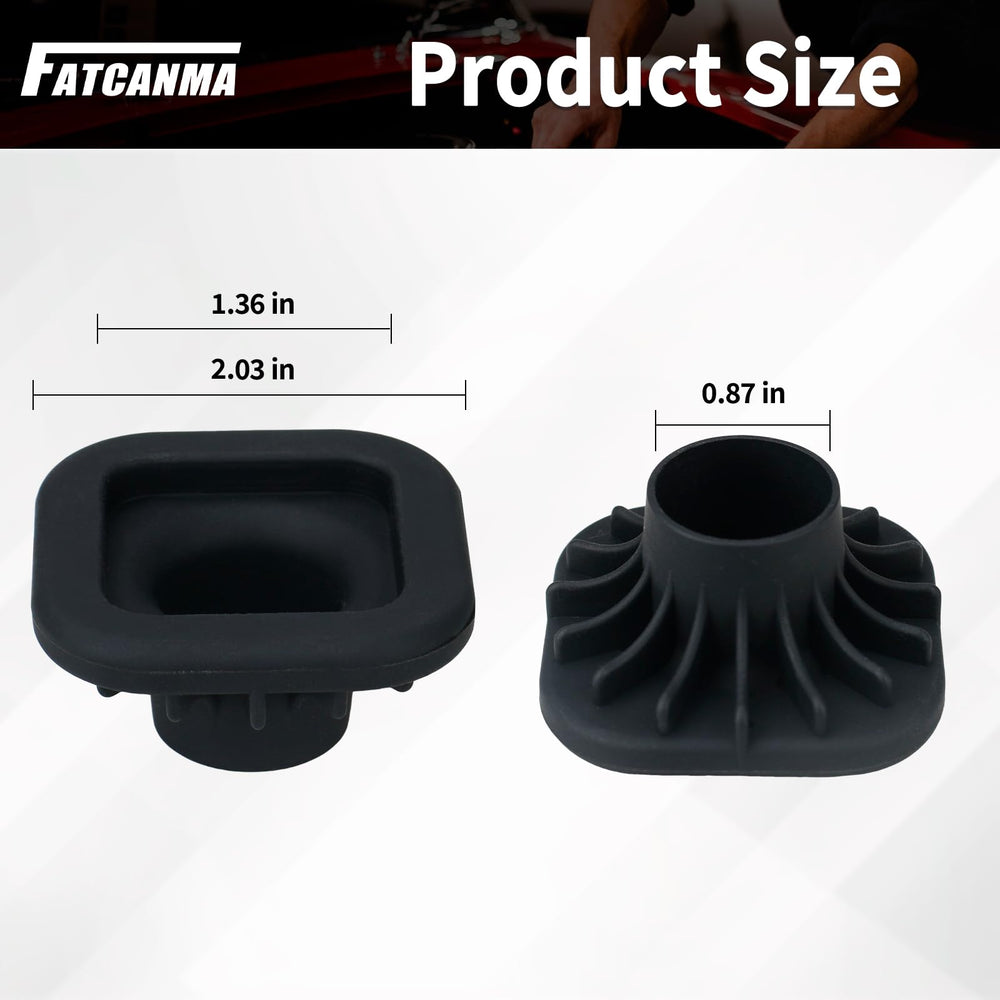 FATCANMA parking brake knob cover provides ergonomic, non-slip grip for safer braking.