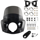 FATECIM 575 headlight fairing on Harley Sportster adds retro style.