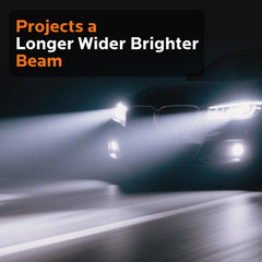 FAVIRZCE before-after demo displaying improved headlight clarity.