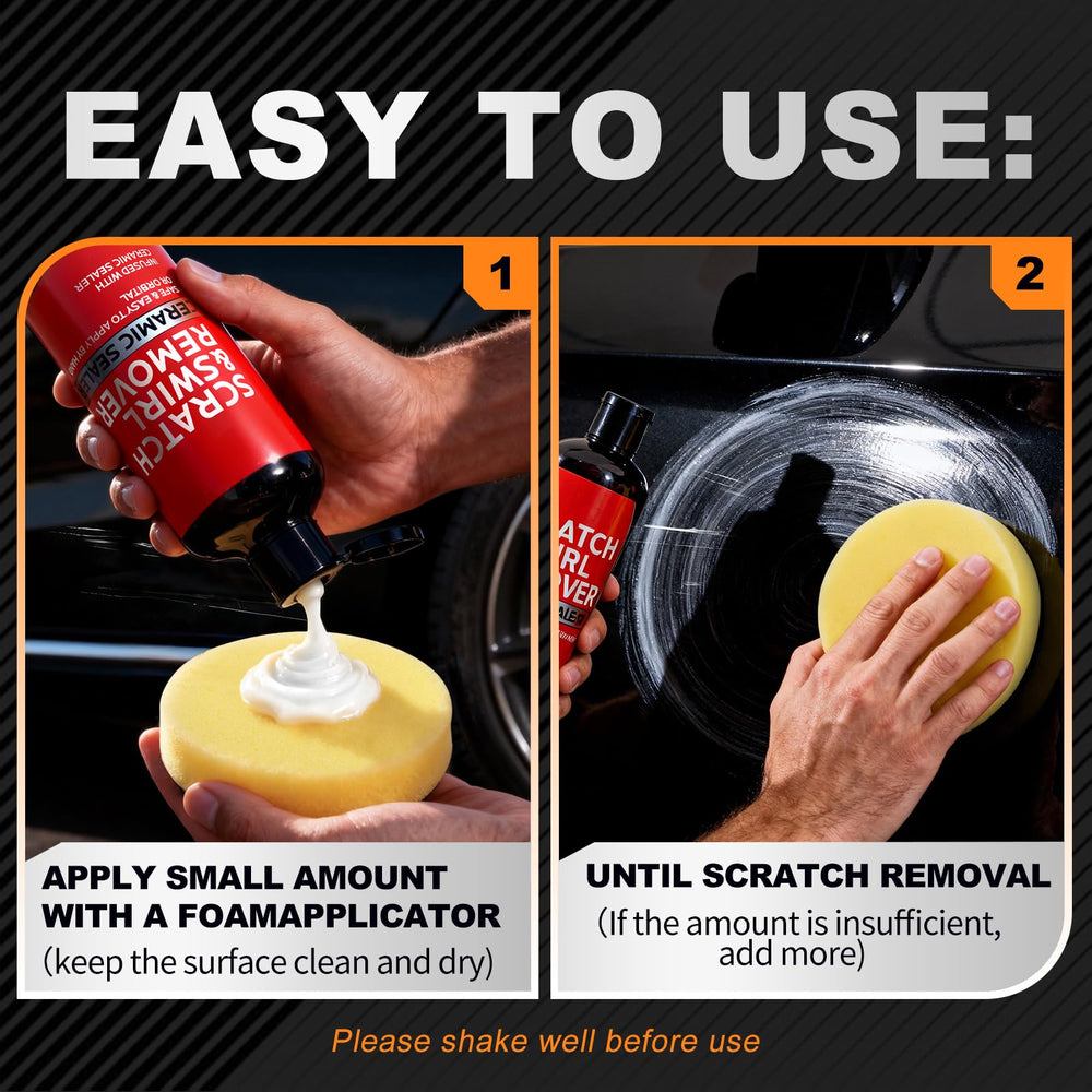 Paint restorer enhances depth and showroom-like gloss on varied finishes.