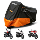 Favoto motorcycle cover waterproof outdoor protects bike from rain and sun.