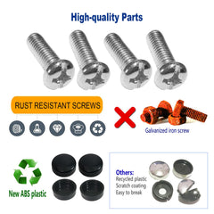 FBJTDQ universal fit to 6x12 inch plates ensures broad vehicle compatibility.