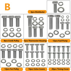 FBSCTMH water pump bolt kit 283-engine fitment supports secure component mounting.