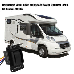 FBULWSEC 387874 two-pack ensures ready replacement for Lippert high-speed jacks.