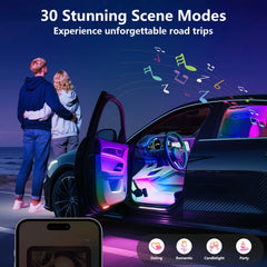 FCPVHOY DIY mode with 22 dynamic lighting options for a unique interior