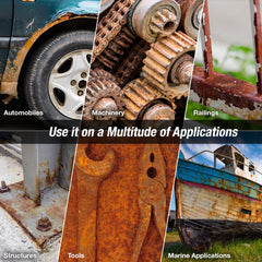 FDC Rust Converter Ultra deepens color into an inert, protective layer