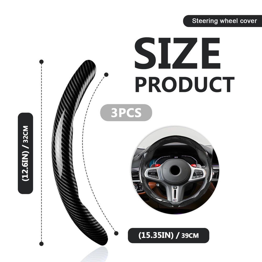 FDCTSD carbon fiber cover with segmented design for tool-free installation
