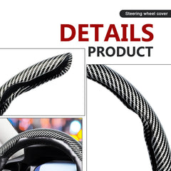FDCTSD steering wheel cover segmented design close-up for quick tool-free install