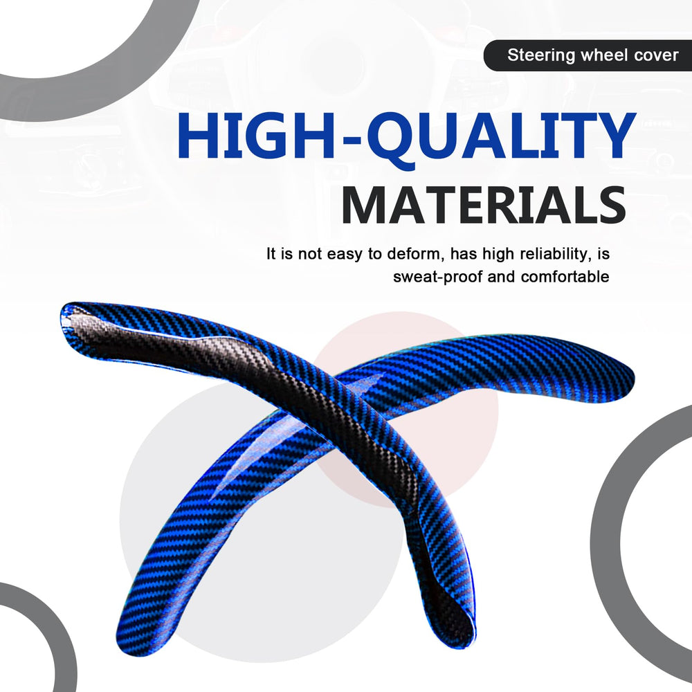 FDCTSD universal fit steering wheel protector fits most cars for interior refresh
