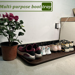 FDGARDEN boot tray 2-pack rim detail shows spill containment