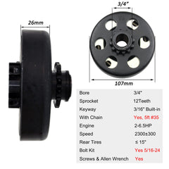 FDJ 5 ft 35 chain kit with chain links for reliable drive