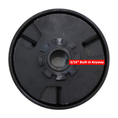 FDJ built-in 3/16 inch keyway ensures precise mounting on crankshaft.