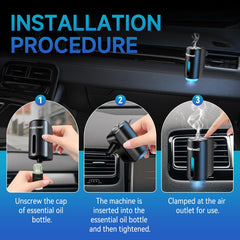 Featwell car air freshener three-mode control lets you adjust scent intensity.