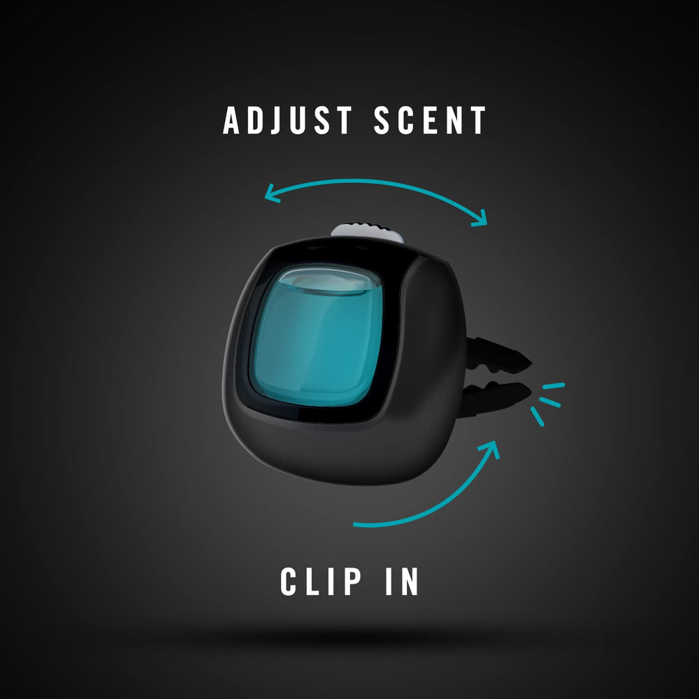 Febreze 40-day scent duration promises long-lasting freshness between drives.