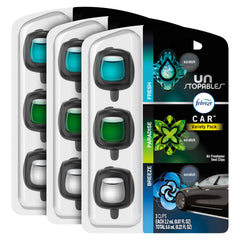 Febreze Car Vent Clip Unstopables Breeze freshens your car interior for longer.