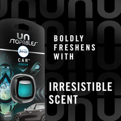 Febreze Car Vent Clip Unstopables Fresh fills the cabin with crisp aroma on the go.