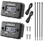 FEBWAN HM1 hour meter front view shows rugged, compact design for durable tracking.