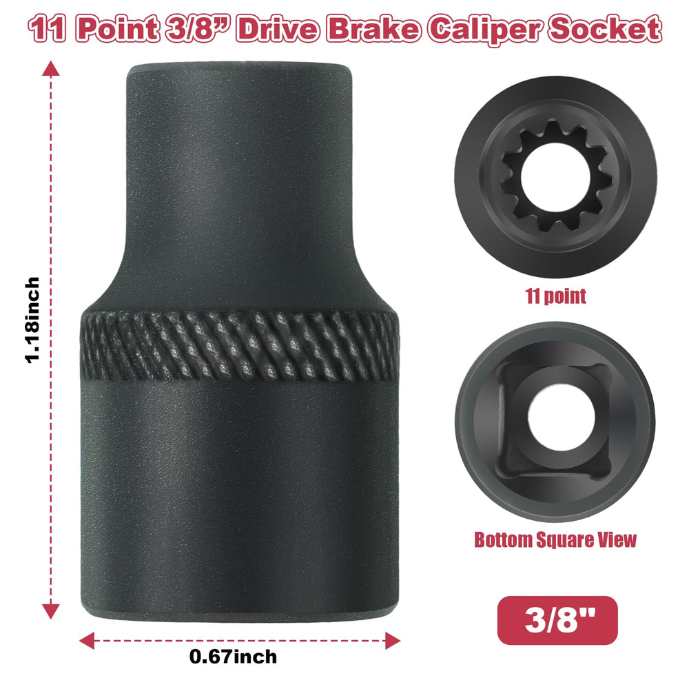 Feekoon 3/8-drive socket enables quick removal and installation
