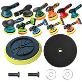 Feenynic 6 inch backing plate pack shown for smooth, balanced polishing on a cordless buffer