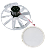 Feeoveo RV vent motor replacement kit with 12-inch blade for enhanced airflow.