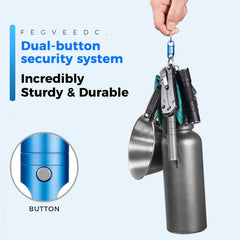 FEGVE 360-degree rotatable EDC connector preventing tangling in any orientation