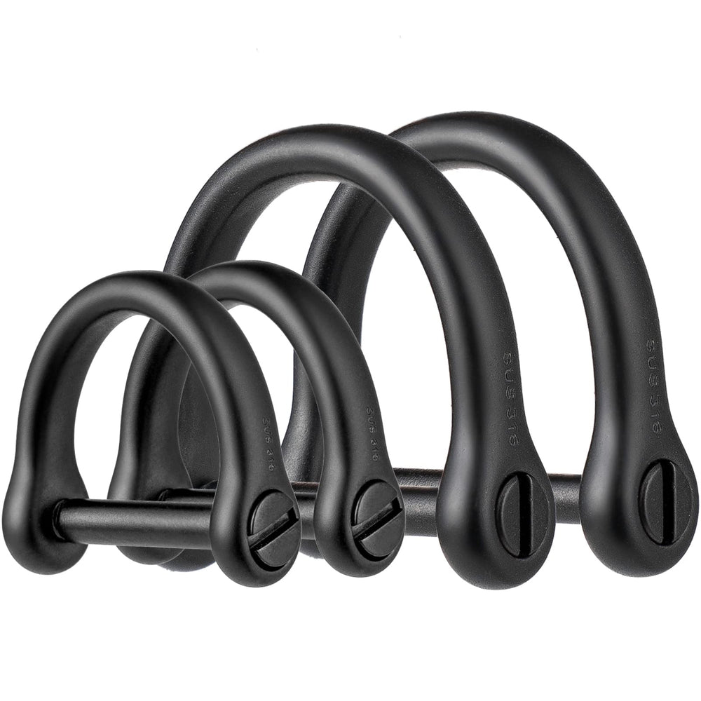 FEGVE D-Ring Keychain stainless steel close-up demonstrates durable construction.