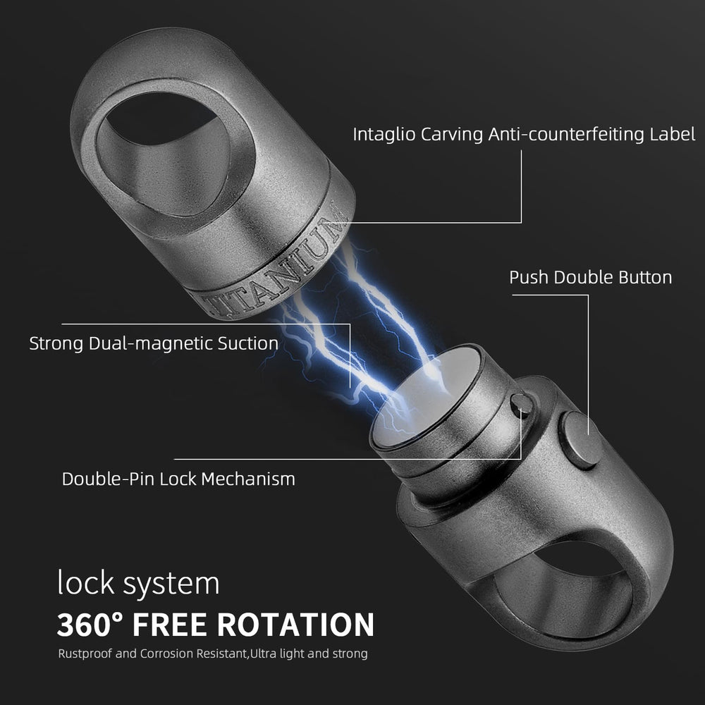 FEGVE triple anti-fall design minimizes accidental drops and loss.
