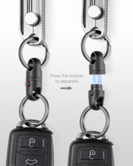 FEGVE triple anti-fall design with magnets and locks for safety.