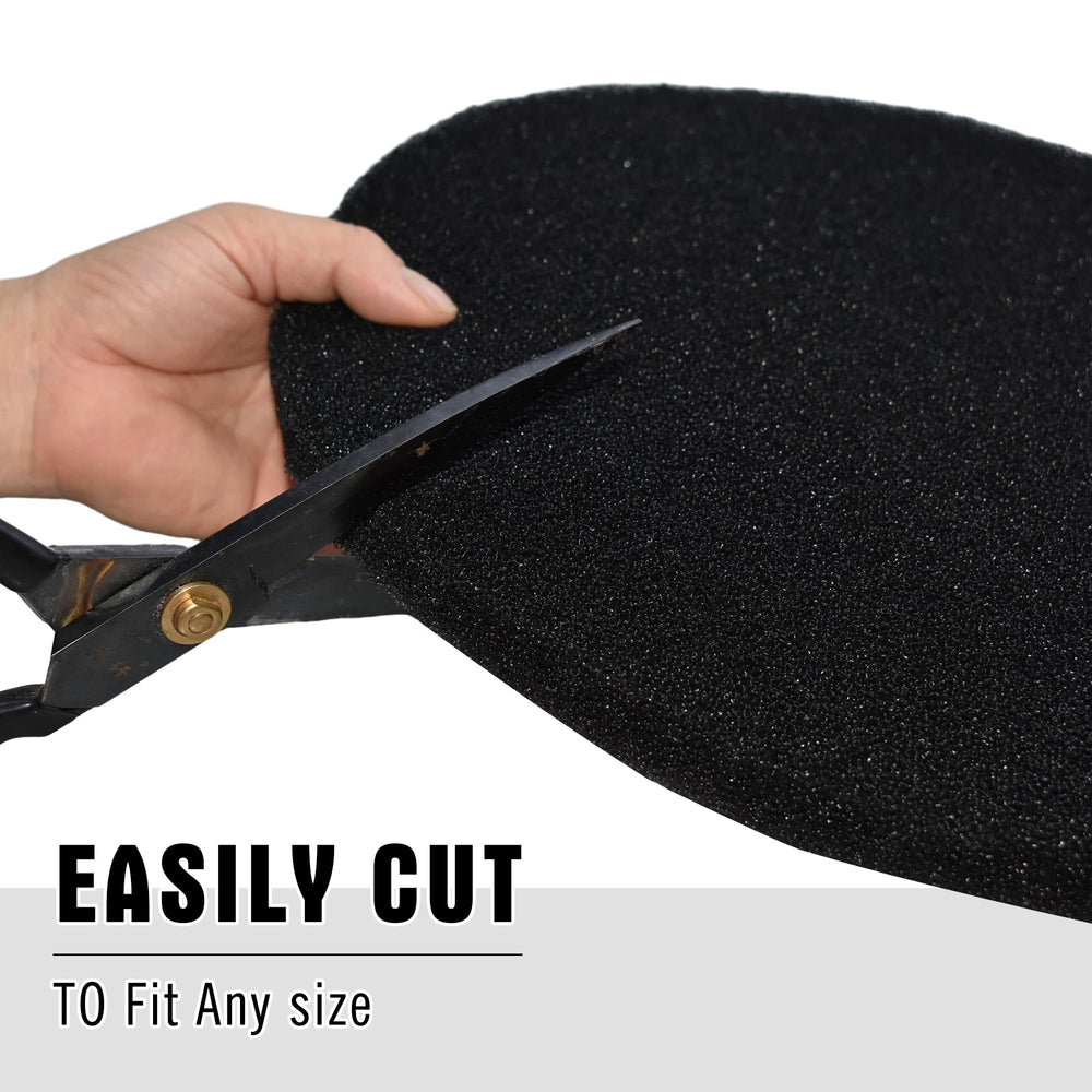 FEICHANGHAO cuttable pad fits larger drains after trimming.