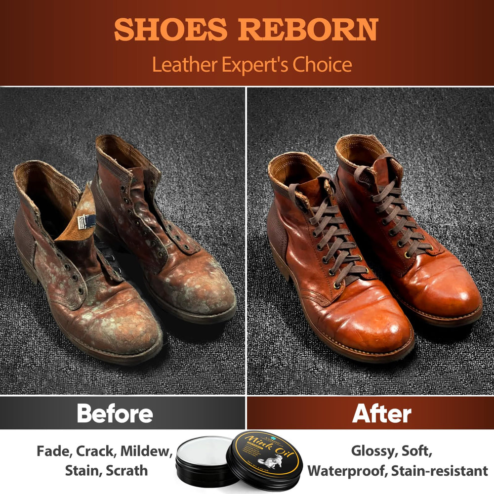 Feilove wooden shoehorn smooths on boots for easy wear.