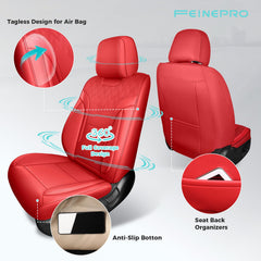 FEINEPRO breathable faux leather maintains airflow and comfort.