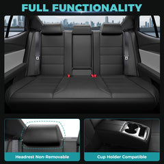 FEINEPRO Camry seat cover shows easy wipe-clean maintenance for daily use.