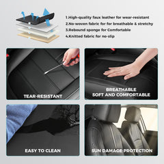 FEINEPRO leather protection keeps seats looking new under daily use.