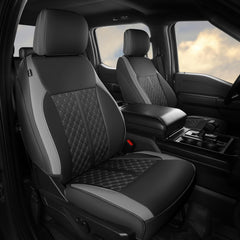 FEINEPRO F-150 seat cover front wrap shows full coverage and fit