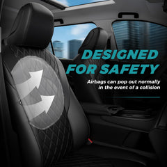 FEINEPRO Grand Highlander seat covers PU leather texture: waterproof and wear-resistant