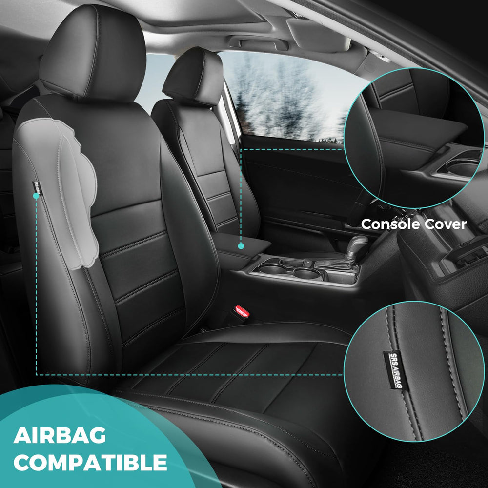 FEINEPRO Honda Civic rear seats with 60/40 split covered for flexible protection.