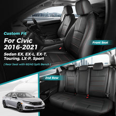 FEINEPRO 60/40 split back seats remain compatible with armrest.